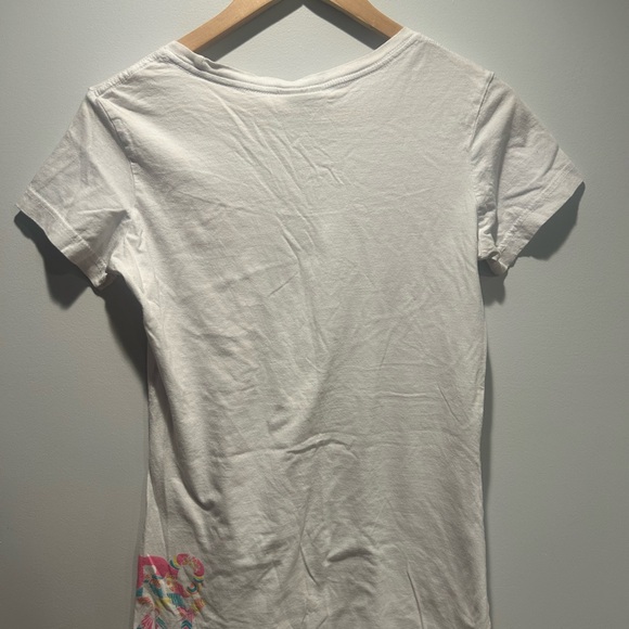 Vintage Roxy White Tee with Colorful Logo - Picture 3 of 3